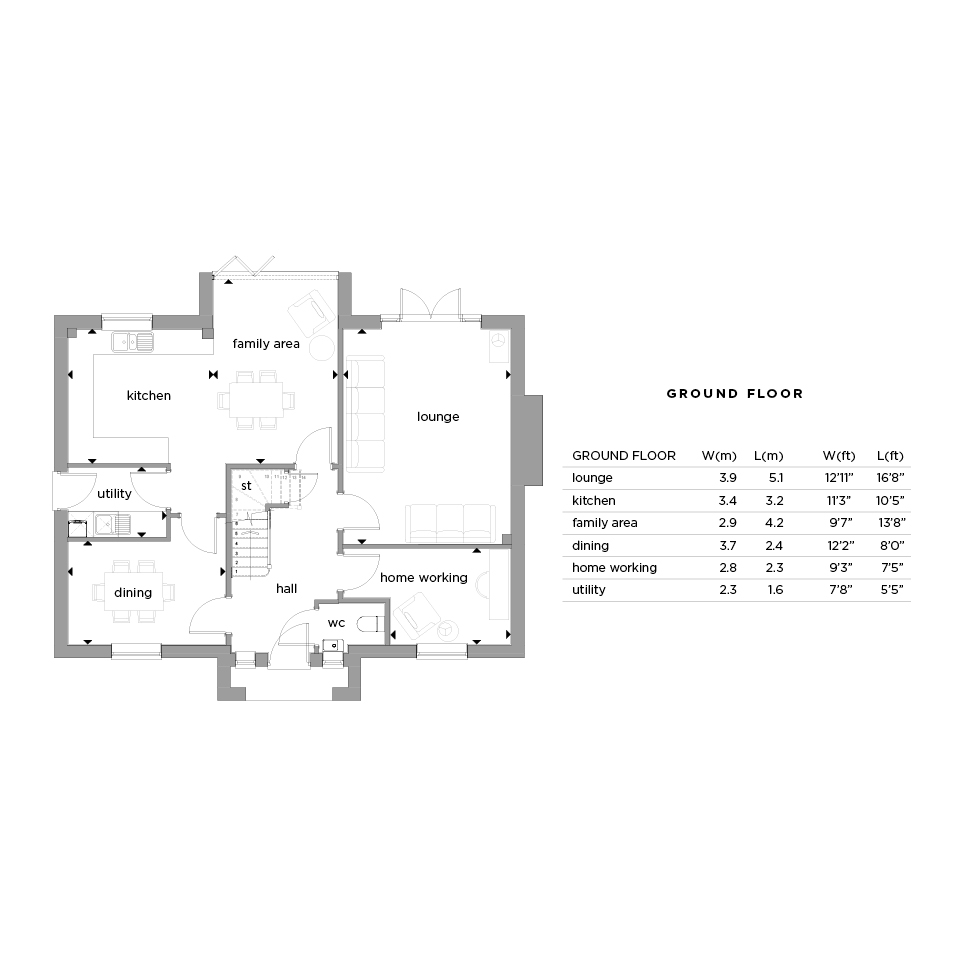 02784 01 Binfield plans The Herne GF