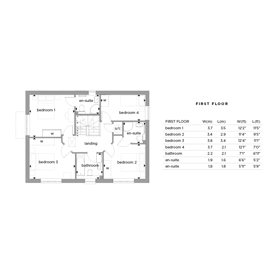 02784 01 Binfield plans The Kinnaird FF