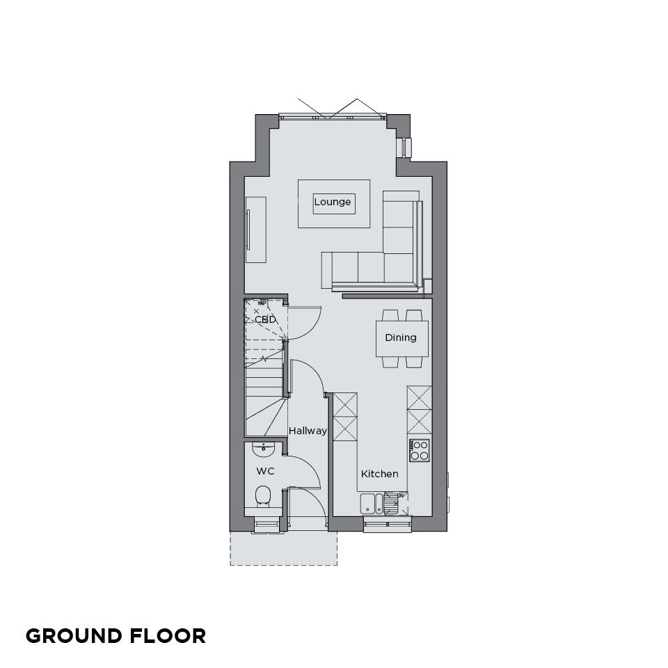 The Quarters The Dart floorplans Ground floor