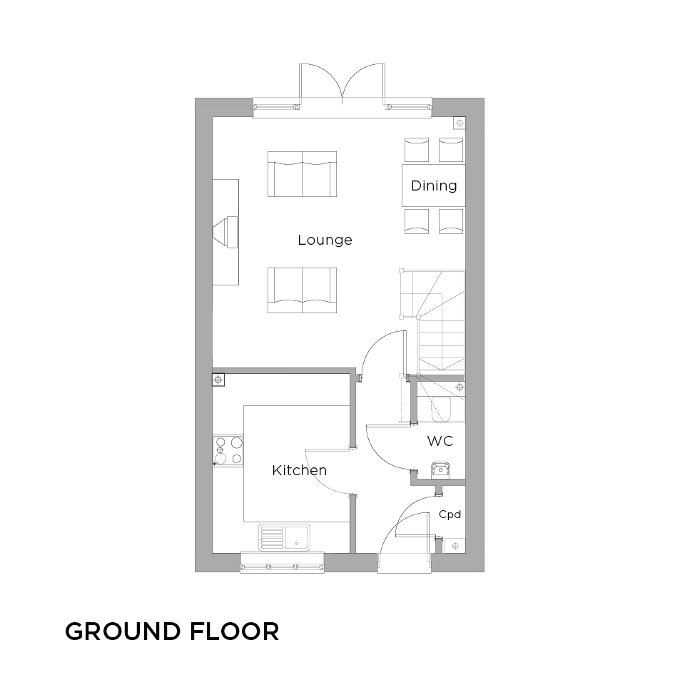 Trispen Meadows The Frogmore Ground floor