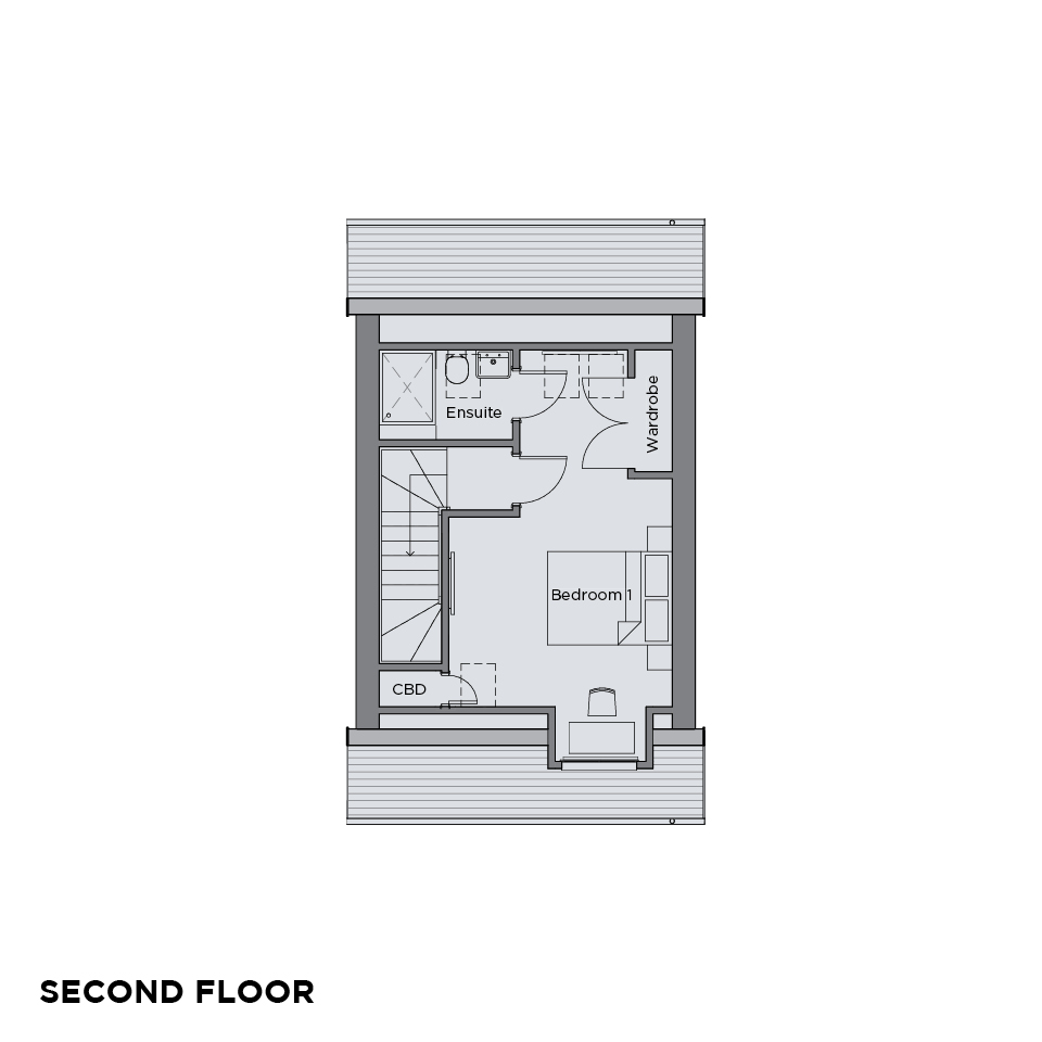 The Quarters The Dart floorplans Second floor