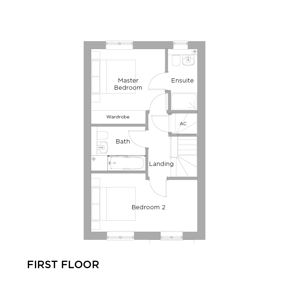 Trispen Meadows The Frogmore First floor