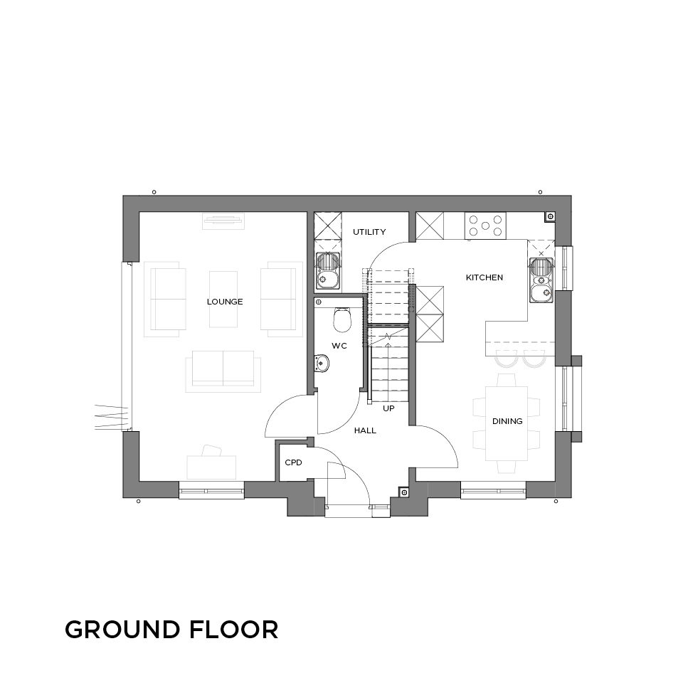 EXIII The Culm floorplans ground floor