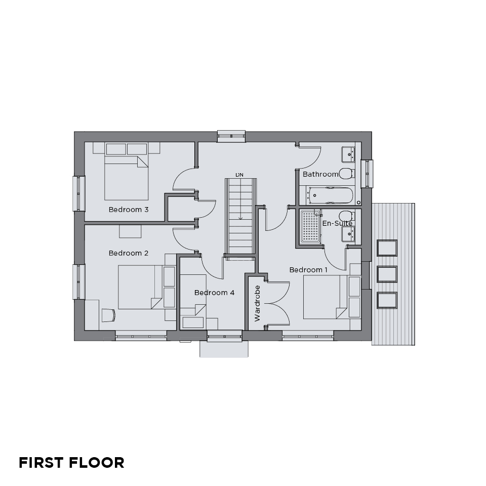 The Quarters Chaddlewood V2 floorplans First floor
