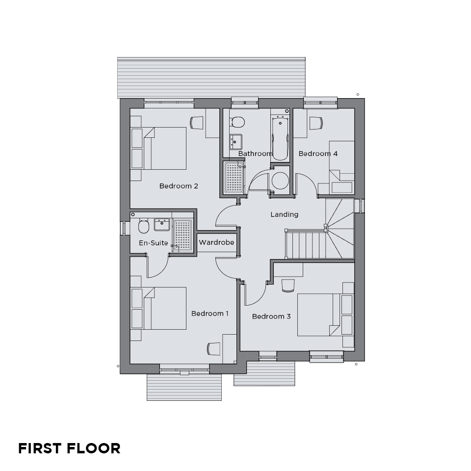 The Quarters Boringdon V2 floorplans First floor