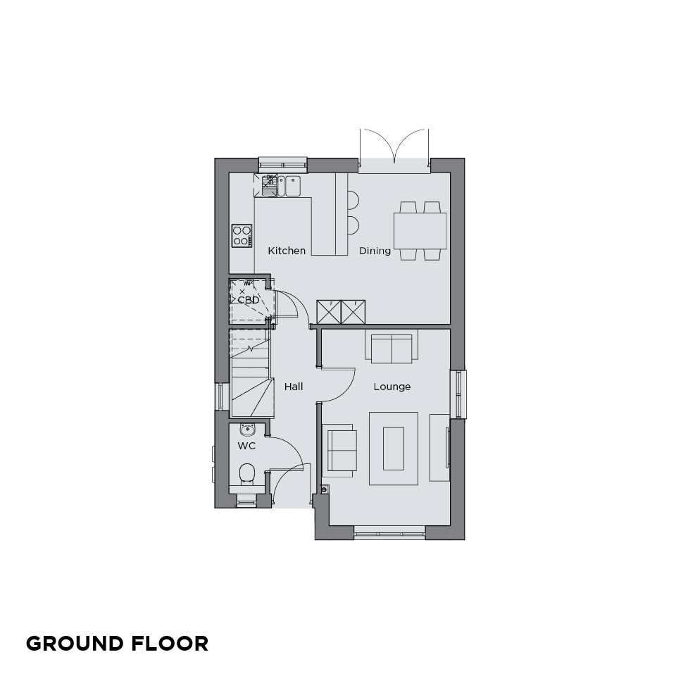 The Quarters Saltram floorplans Ground floor