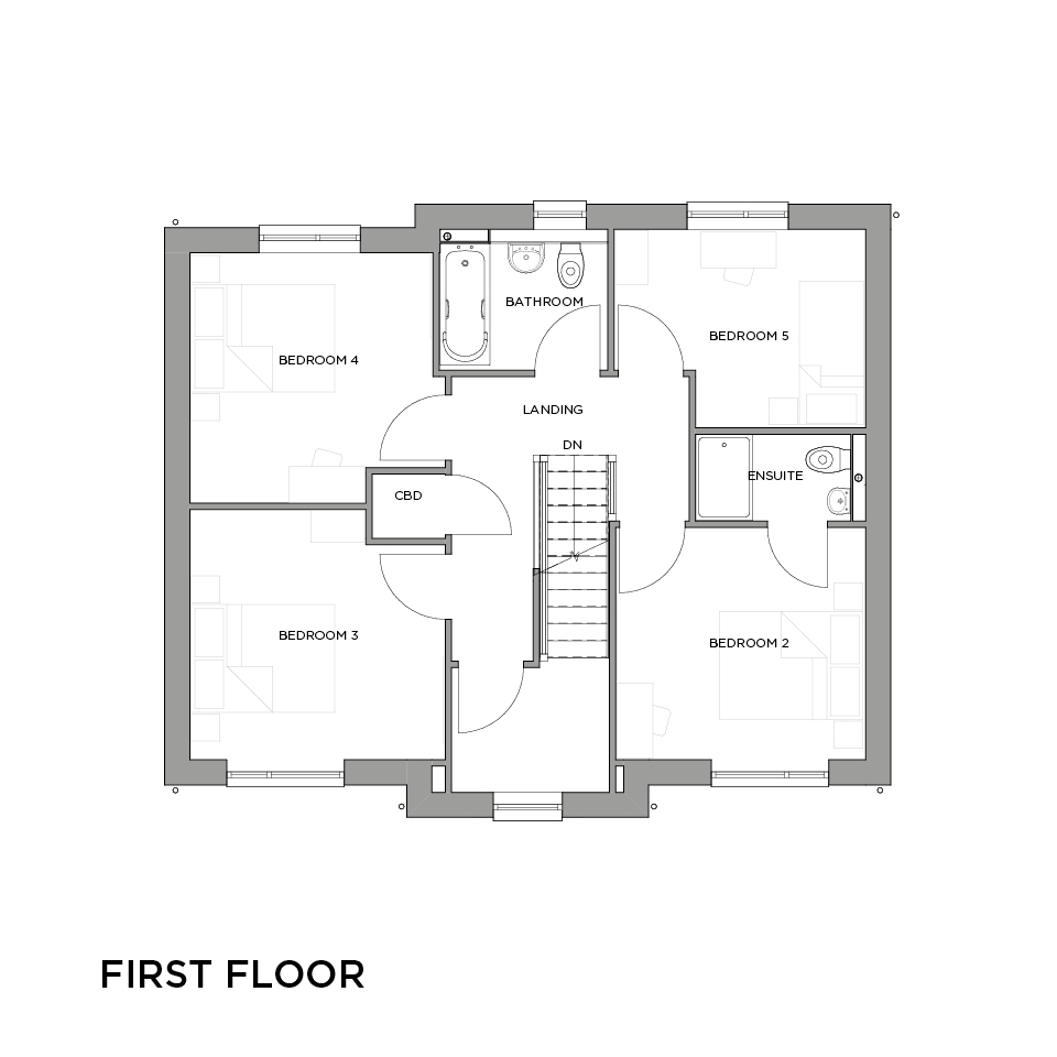 EXIII The Clyst PLUS1 floorplans FIRST floor