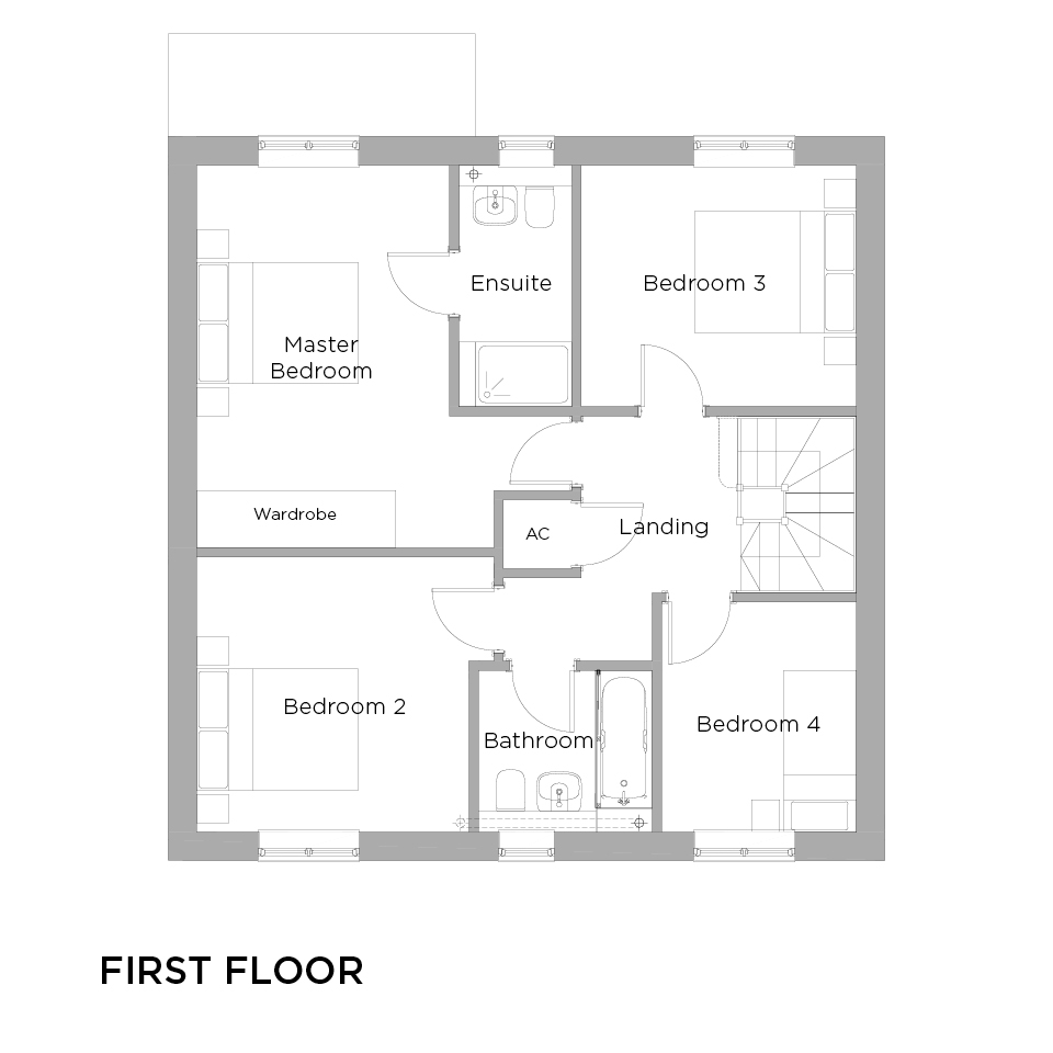 Trispen Meadows The Coombe type F First floor