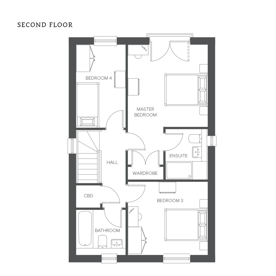 The barn type F floor plan 3 v2