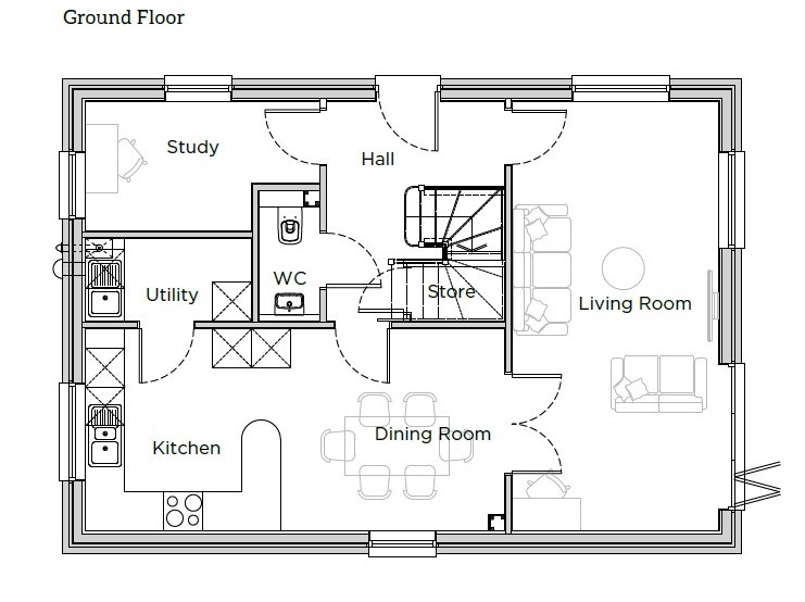 The edgemore floorplans GF