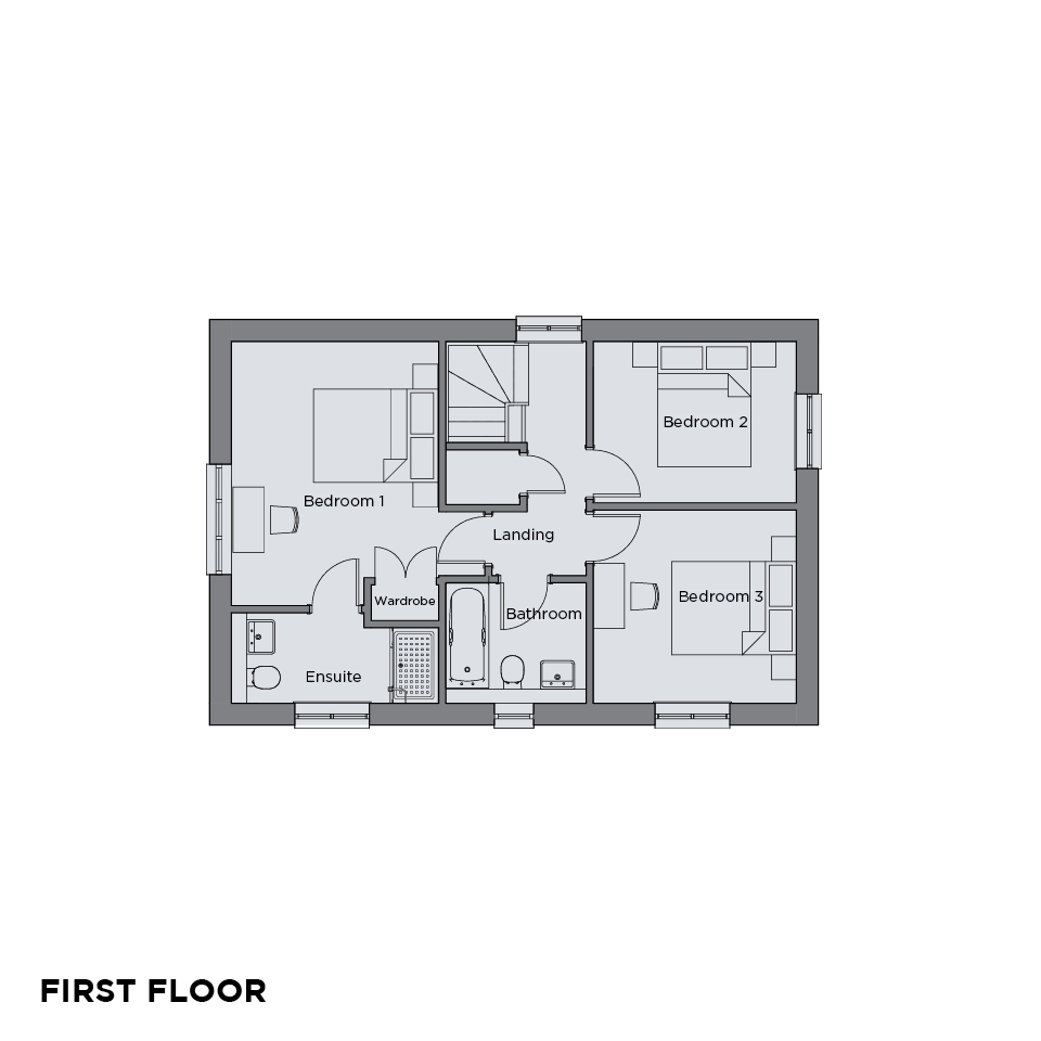 The Quarters Tamar floorplans First floor