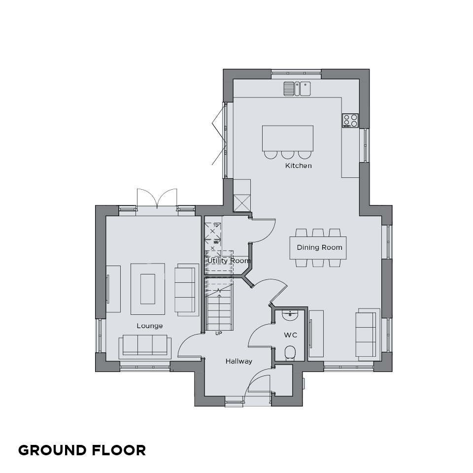 The Quarters Earlswood floorplans Ground floor