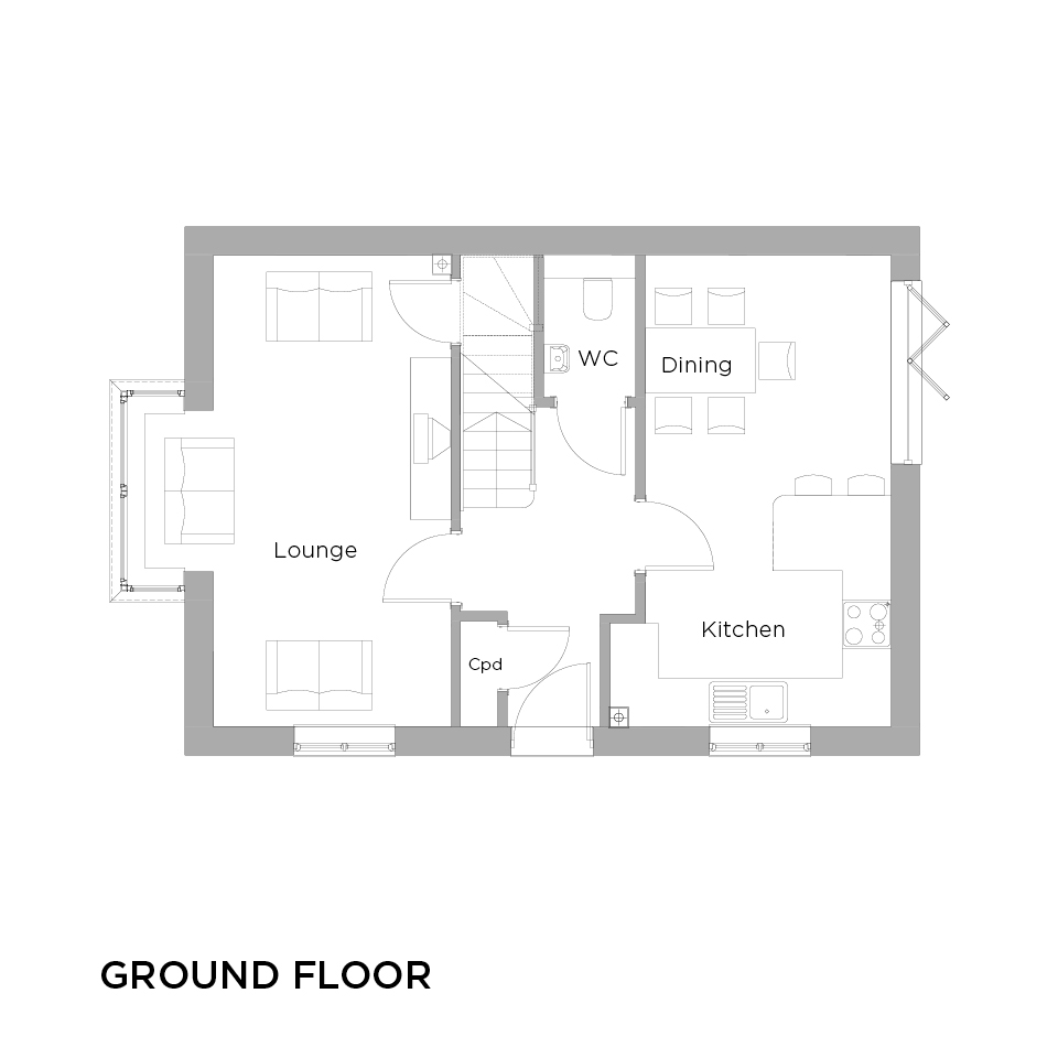 Trispen Meadows Trevella DS BAY Ground floor