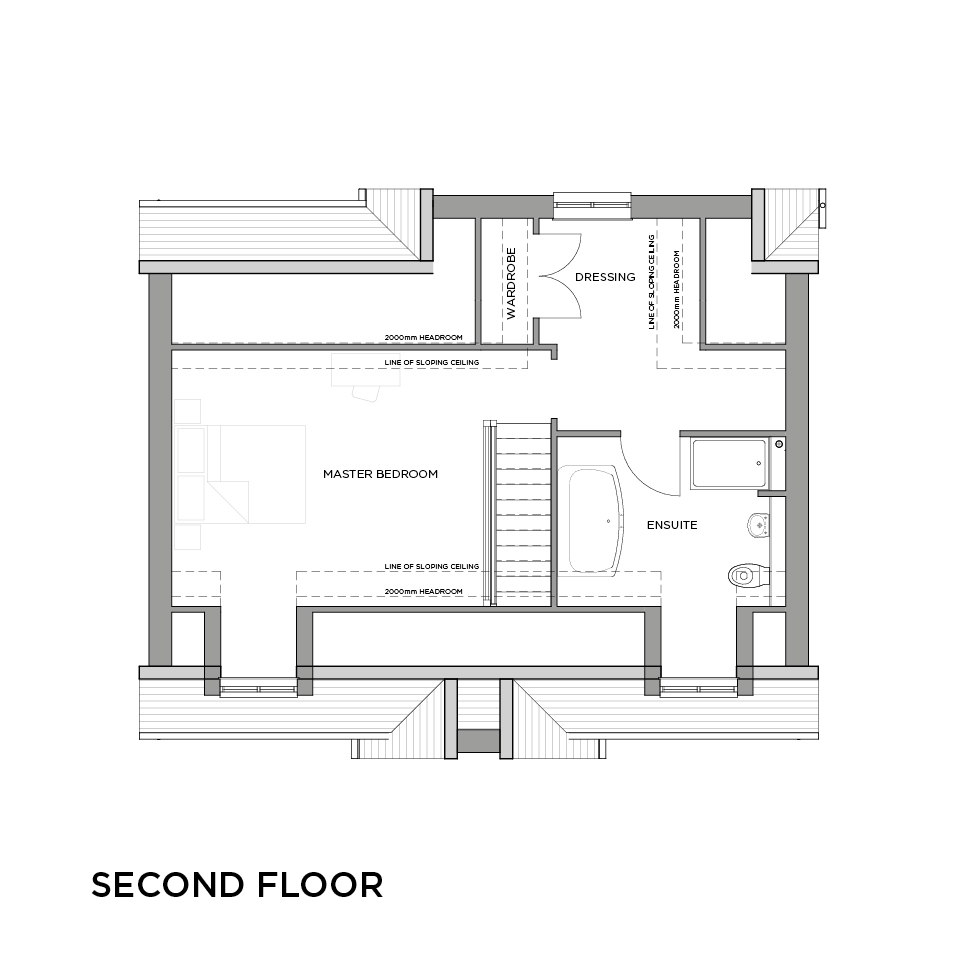 EXIII The Clyst floorplans second floor