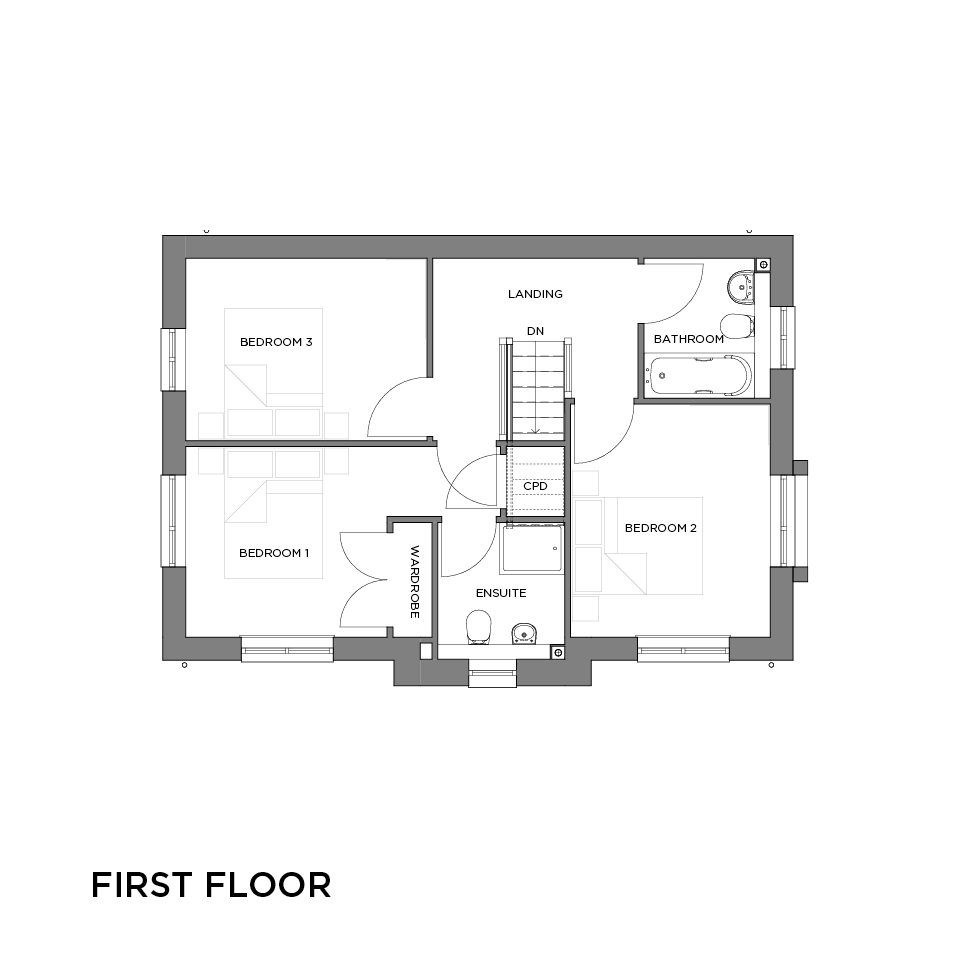 EXIII The Culm floorplans first floor