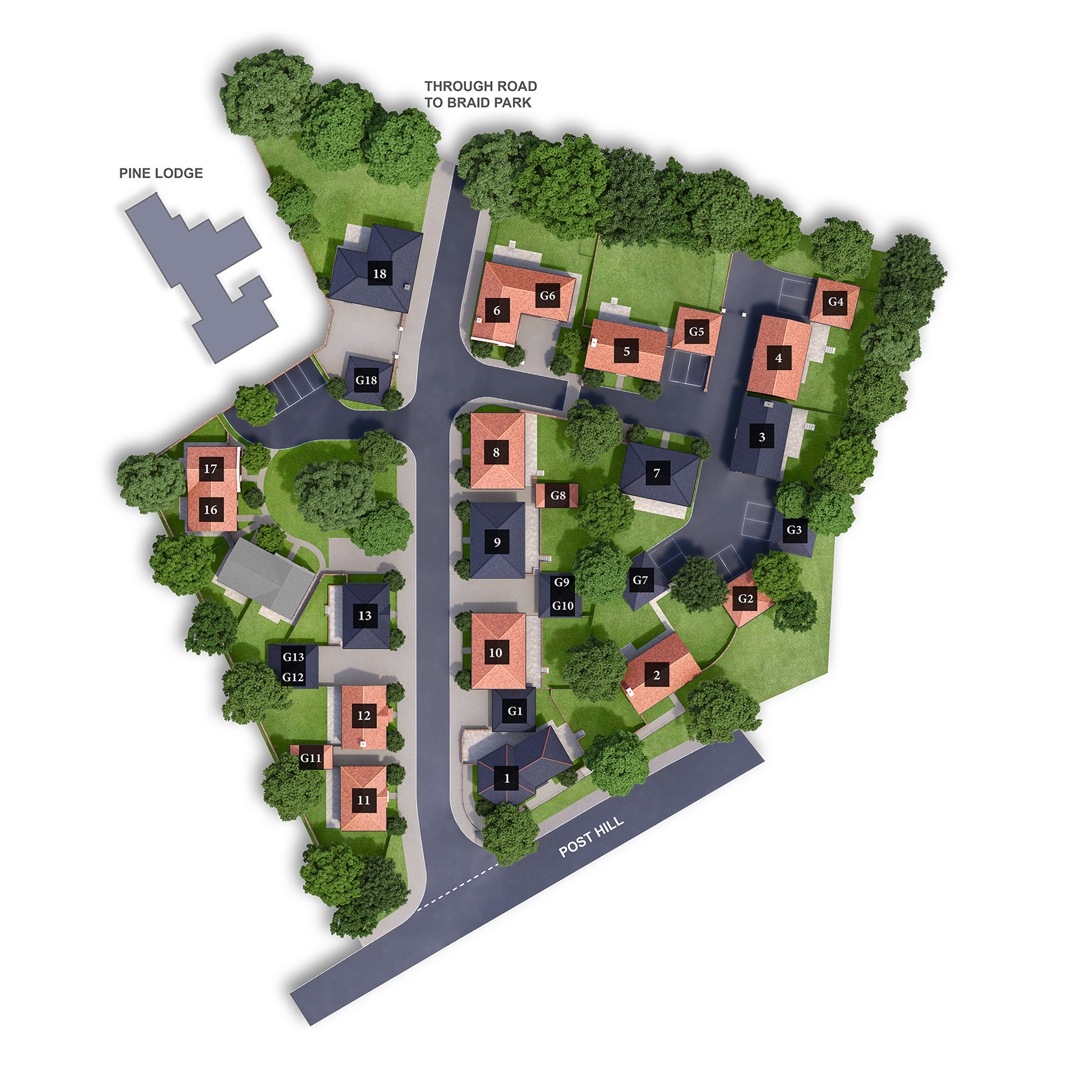 Highwood Gardens site plan
