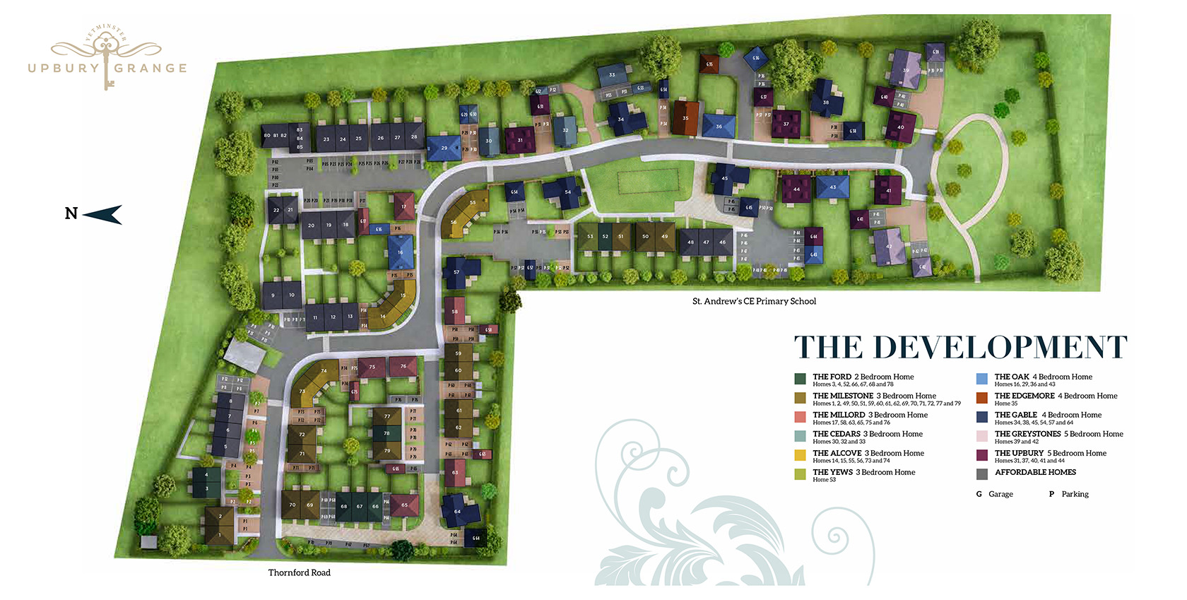 Upbury Grange  site plan