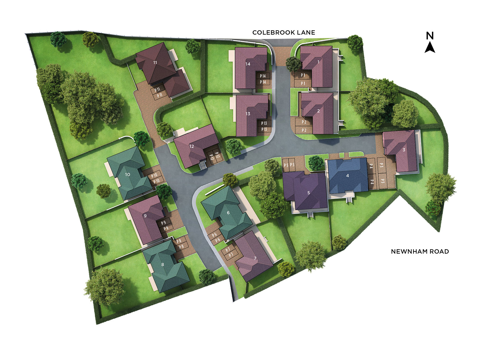 Mayhew Gardens site plan