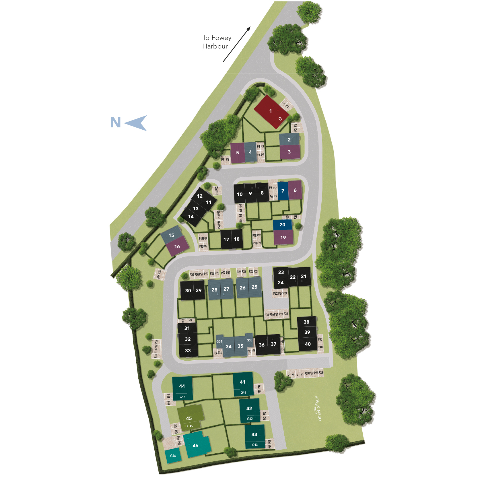 Harbour Reach site plan